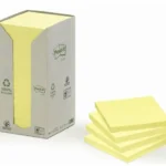 Notes Post-It 100% Recycl Gul 16/FP