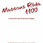 Mattons Röda Ritblock 1100