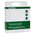 Dubbelhäftande Vita Fotooblater