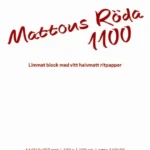 Mattons Röda Ritblock 1100