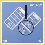 Modellfigurer Cyklar 1:200
