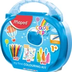 Färgpenn och Kritset Maped Målarskrin Color Peps
